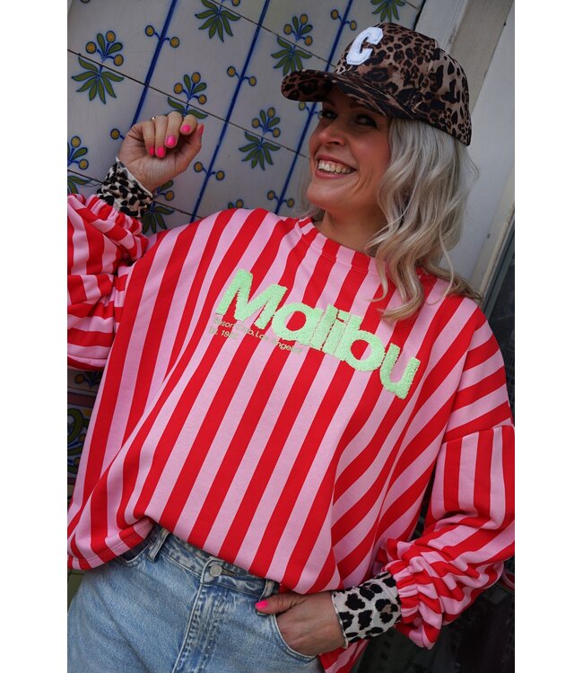 STREEP SWEATER MALIBU ROOD ROZE