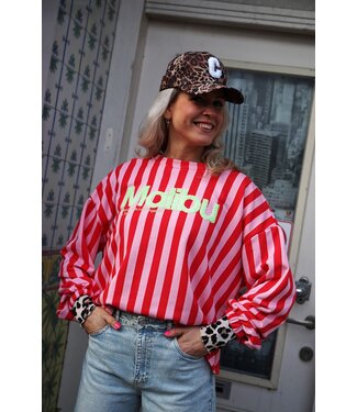 STREEP SWEATER MALIBU ROOD ROZE