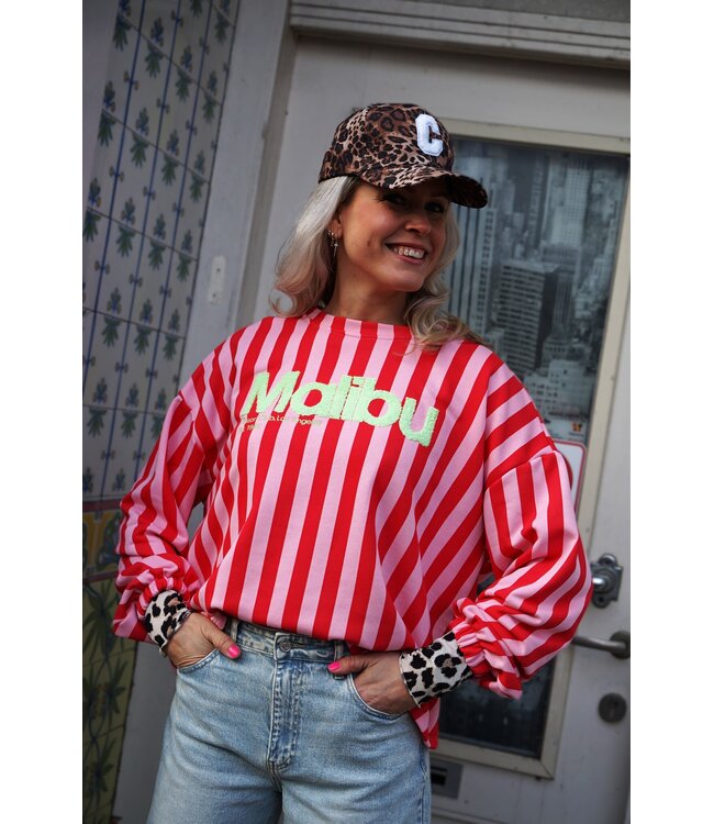 STREEP SWEATER MALIBU ROOD ROZE