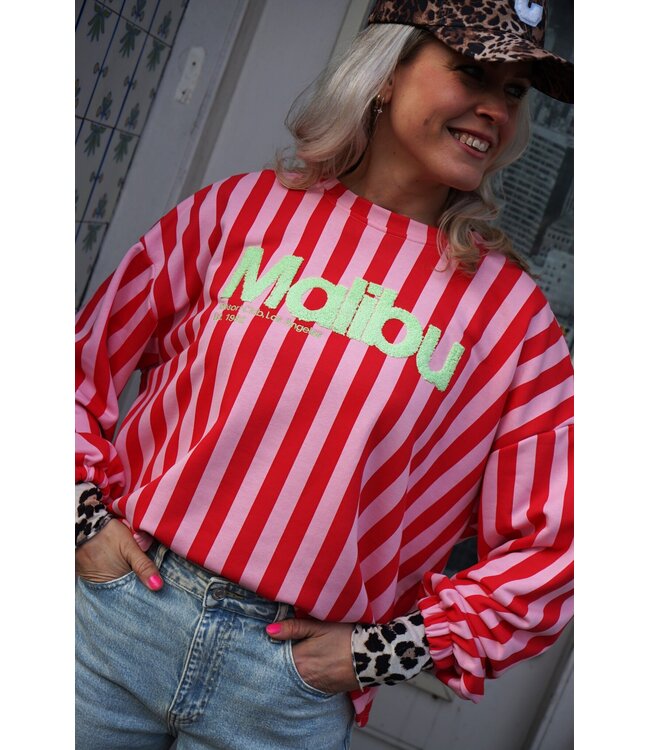 STREEP SWEATER MALIBU ROOD ROZE