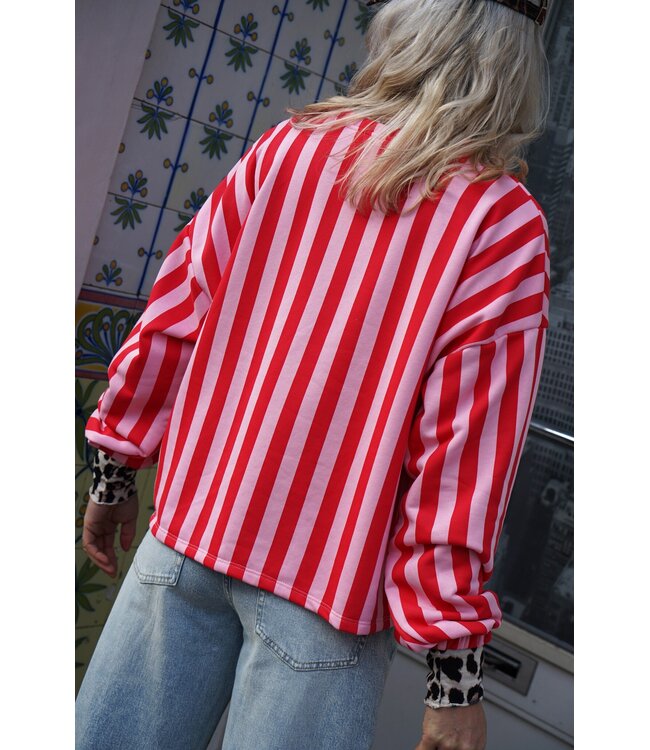STREEP SWEATER MALIBU ROOD ROZE