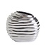 Matal round vase