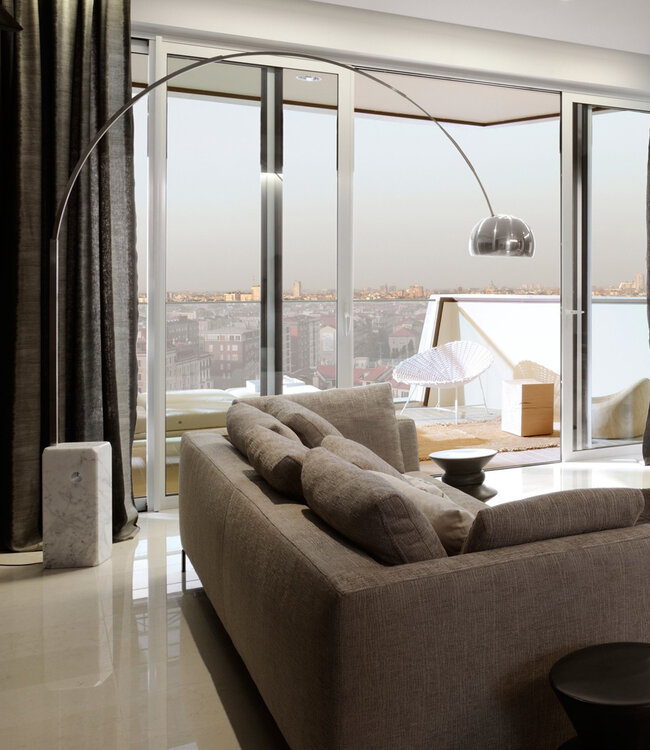 Bijenkorf Floor lamp chrome