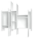 Bijenkorf Book cabinet white