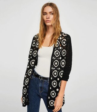 Esprit Zwart Crochet Vest