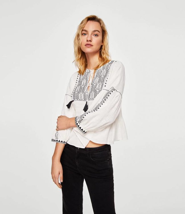 Scotch & Soda Embroidered Blouse