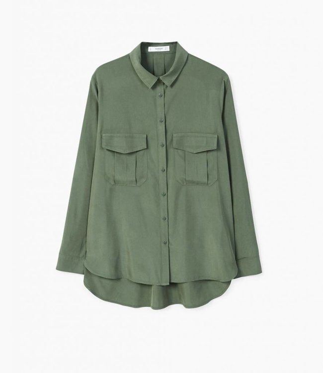 The Sting Blouse Army Green