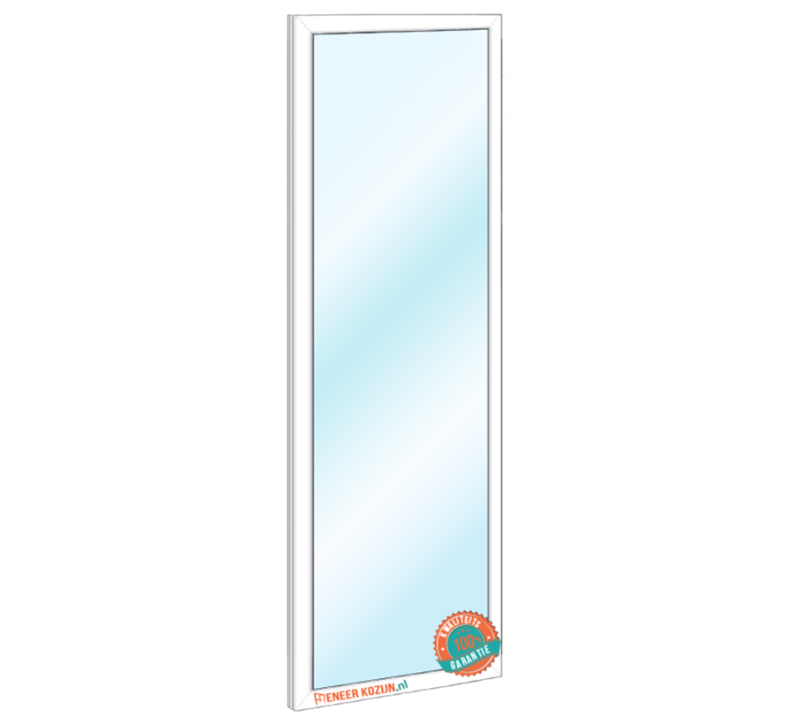 Vast raam 75x215