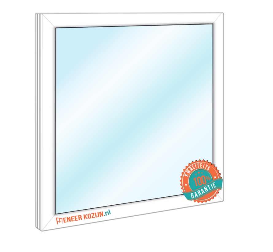 Vast raam 100x100