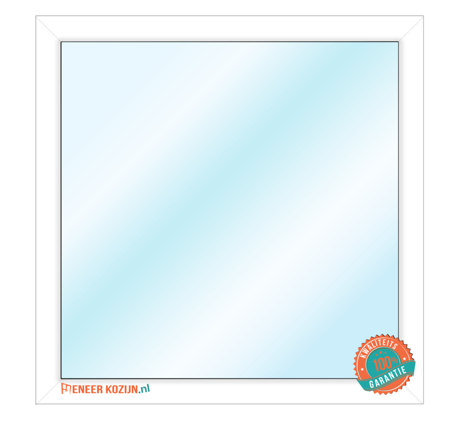 Vast raam 100x100