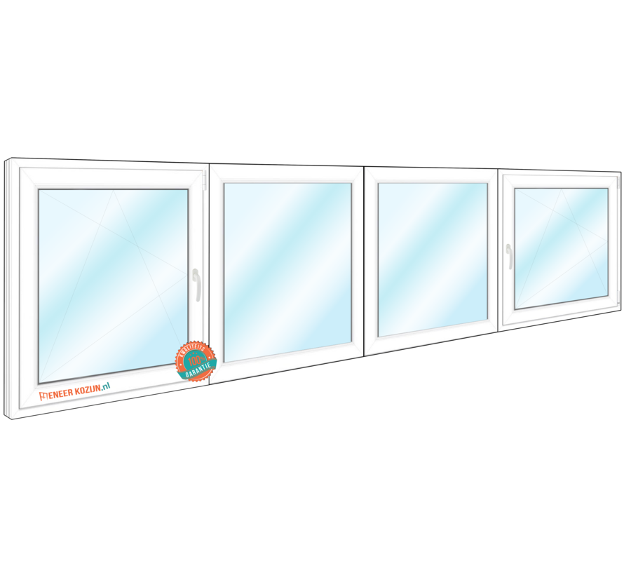 Dakkapel-kozijn 400x110 Intrek