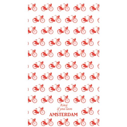 Toweltje Keukendoek Rood Fiets