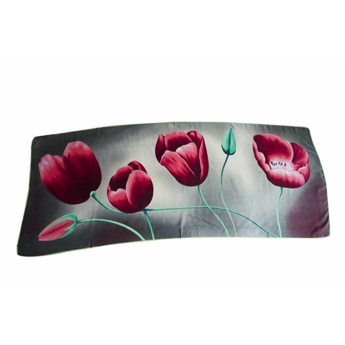 Irene Tulip scarfs Tulip scarf/shawl Gray 170*70cm