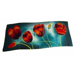 Tulip scarf/shawl Green 170*70cm