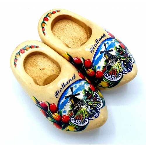 Woodenshoe magnet 4cm Transparent