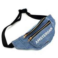 Waist bag light blue Amsterdam