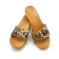 DINA slippers leopard