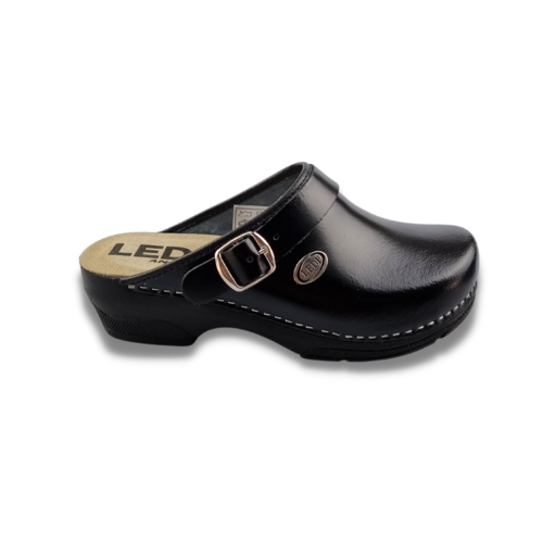 Ledi by Dina PU clogs - workshoes - Black - Unisex