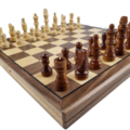 Wooden chessboard collapsible