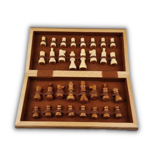 Wooden chessboard collapsible