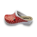 Ledi by Dina Medische klompen met PU zool - Red dots