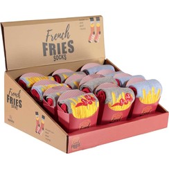 Friet sokken in box (12stuks per display)