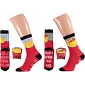 French fires socks in box(12pcs in display)