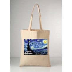 Canvas bag van gogh starry night