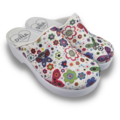 DINA Medical clogs with PU sole - butterflies