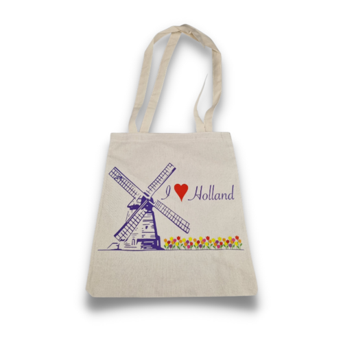 Canvas bag Holland windmill