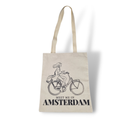 Canvas bag Meet me in Amsterdam