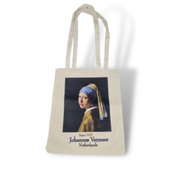 Canvas bag Vermeer - Girl with the pearl earring SALE