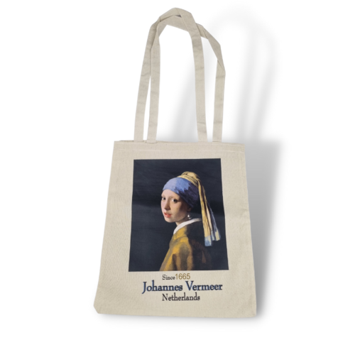 Canvas bag Vermeer - Girl with the pearl earring SALE