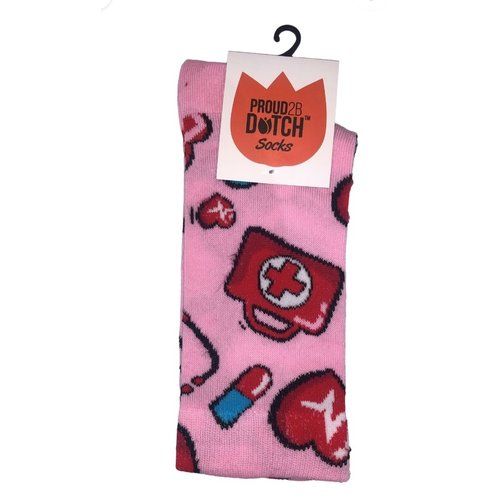 Socks nurse print