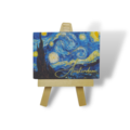 Canvas Van Gogh Starry Night Amsterdam op ezel