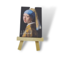 Canvas Vermeer - meisje met de parel Holland - op ezel