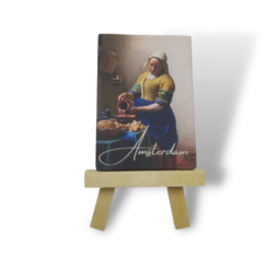 Canvas Vermeer - Melkmeisje - Amsterdam