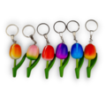 Tulip Keyhanger - 6 colors in stock with text: Holland