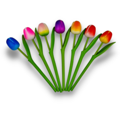 Tulip on stem 33cm - 7 colors in stock - TEMPORARY DISCOUNT