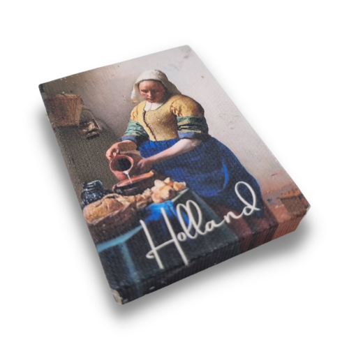 Canvas magnet - Vermeer - The Milkmaid - Amsterdam - 50*70mm