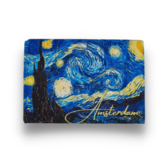 Canvas magnet - Van Gogh Starry night - Amsterdam - 50*70mm