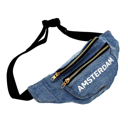 Amstel bags Waist bag dark blue Amsterdam
