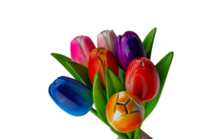 Houten tulpen 