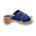 DINA Sandals Jeans blue nubuck leather