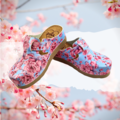 DINA PU clogs  - Japanese Cherry