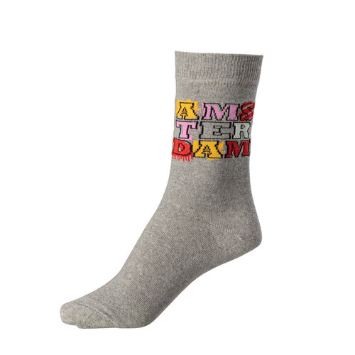 Socks AMS-TER-DAM  - Gray