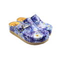 DINA PU clogs  - van Gogh starry night