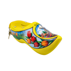 Money bank clog 15cm yellow