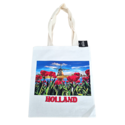 Canvas bag Holland Red tulips