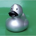 Dutch Ducky Badeend zilver 8cm